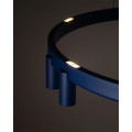 Люстра Nowodvorski 12283 Fourty Round GU10 R35+LED 7+6x10W+9W 3000K 710Lm IP20 синя3